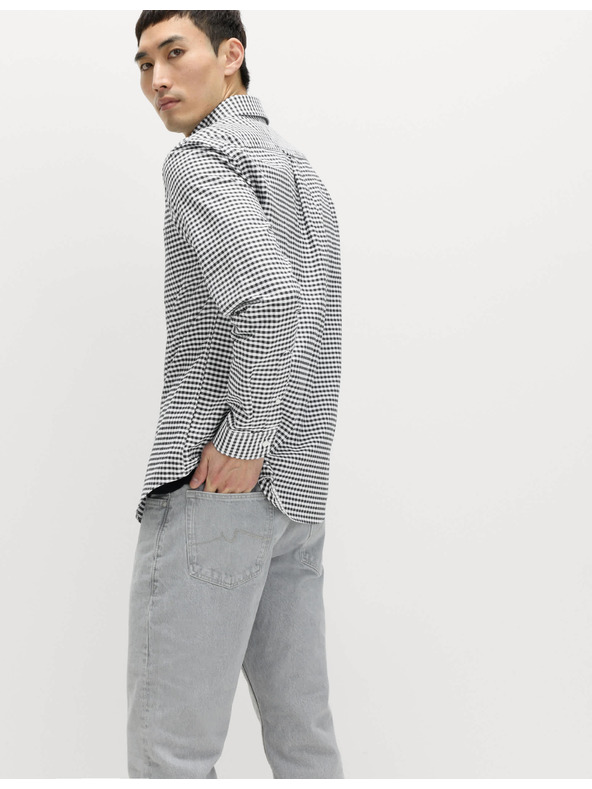 Marks & Spencer Karirasta Oxford srajca The Ultimate iz čistega bombaža Marks & Spencer črna