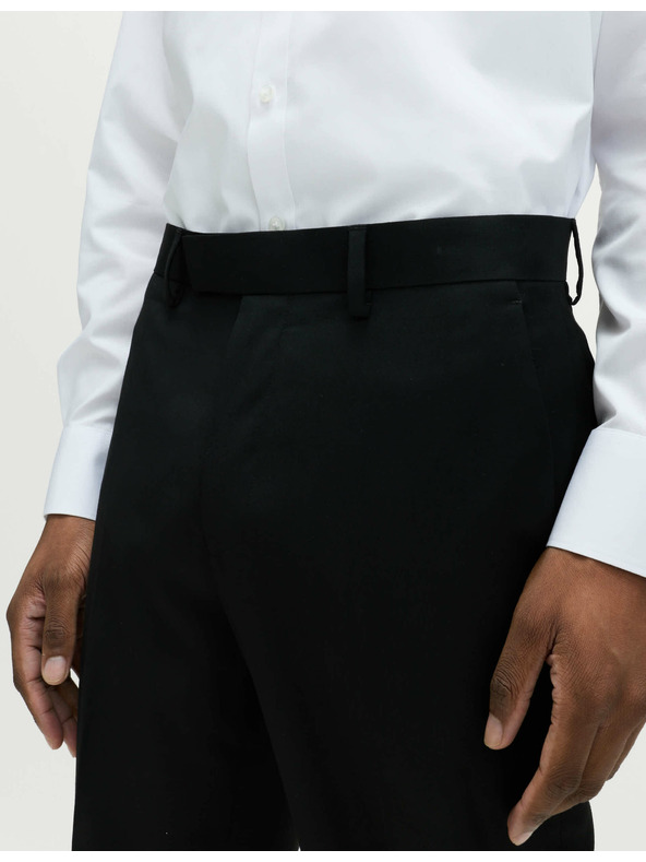 Marks & Spencer Klasične oblačne hlače Marks & Spencer črna