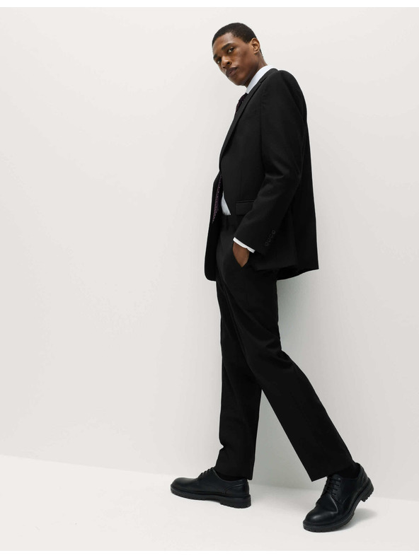 Marks & Spencer Klasične oblačne hlače Marks & Spencer črna