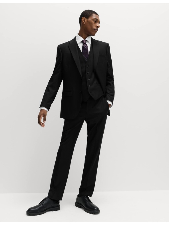 Marks & Spencer Klasične oblačne hlače Marks & Spencer črna