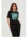 Moodo Majica s potiskom črna Moodo