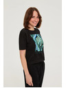 Moodo Majica s potiskom črna Moodo