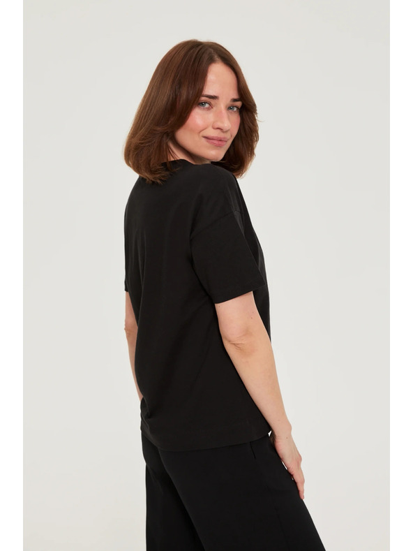 Moodo Majica s potiskom črna Moodo