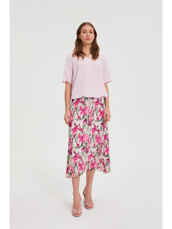 Moodo Roza srajca s krajšimi rokavi Moodo