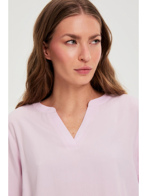 Moodo Roza srajca s krajšimi rokavi Moodo