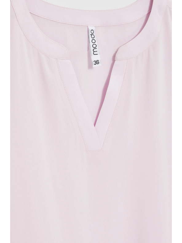 Moodo Roza srajca s krajšimi rokavi Moodo