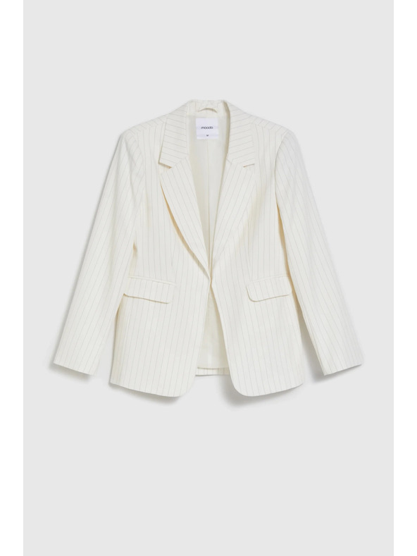 Moodo Belo prugasto suknjič Moodo