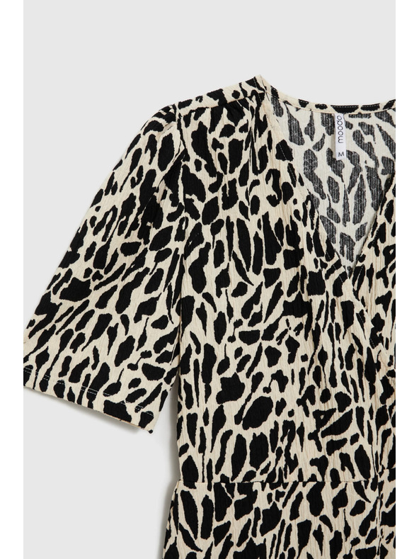 Moodo Vzorčaste midi obleke bežne Moodo