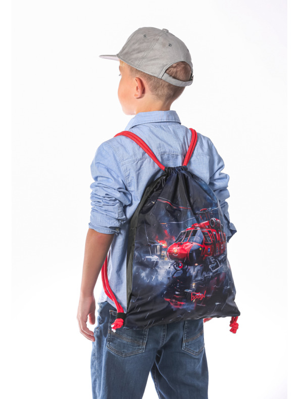 BAAGL  BAAGL SET 5 Ergo Reševalci: aktovka, penal, vrečka, predpasnik, denarnica