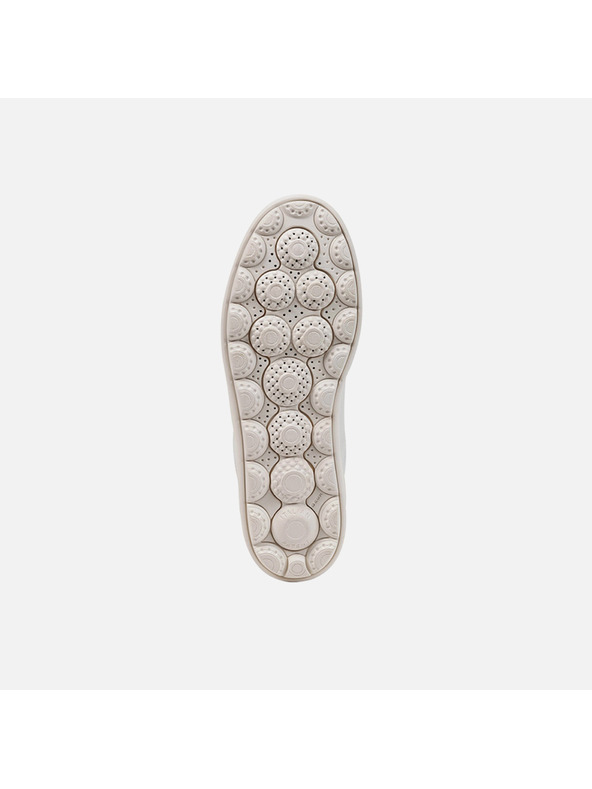 Geox Bele ženske usnjene superge Geox Spherica Ecub