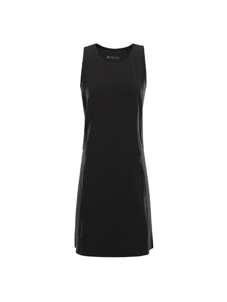 ALPINE PRO Ženske poletne obleke iz hitro sušečega materiala ALPINE PRO COLEENA 2 črna