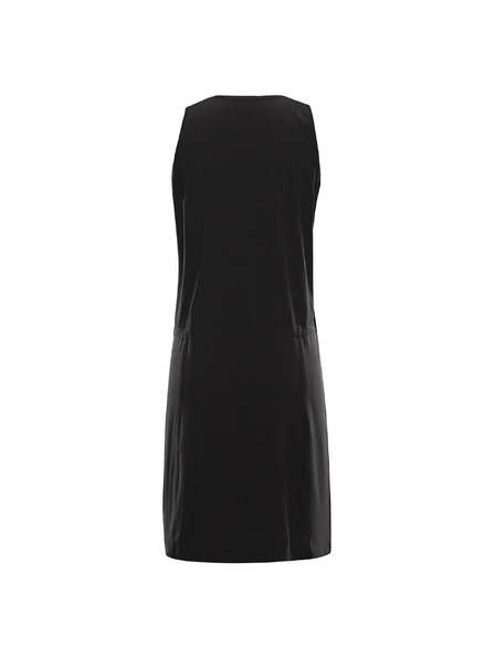 ALPINE PRO Ženske poletne obleke iz hitro sušečega materiala ALPINE PRO COLEENA 2 črna