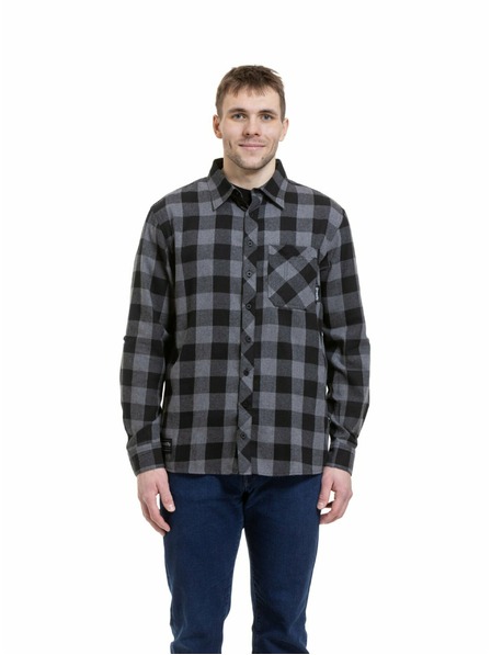 Meatfly Meatfly moška srajca Kurt Black / Gray