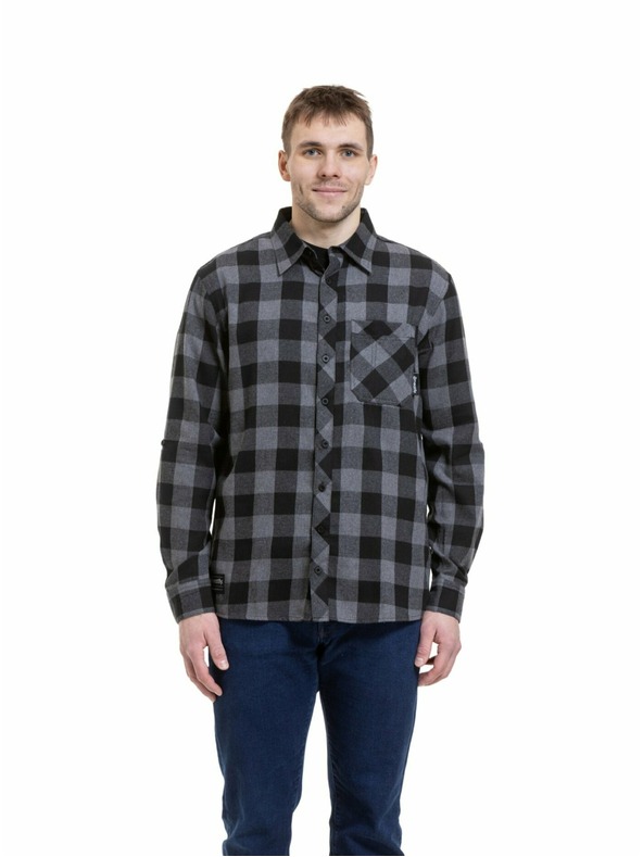 Meatfly Meatfly moška srajca Kurt Black / Gray