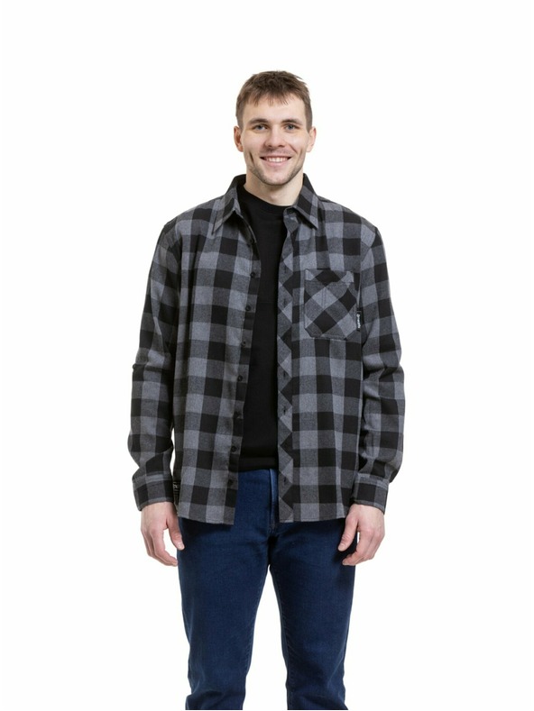 Meatfly Meatfly moška srajca Kurt Black / Gray