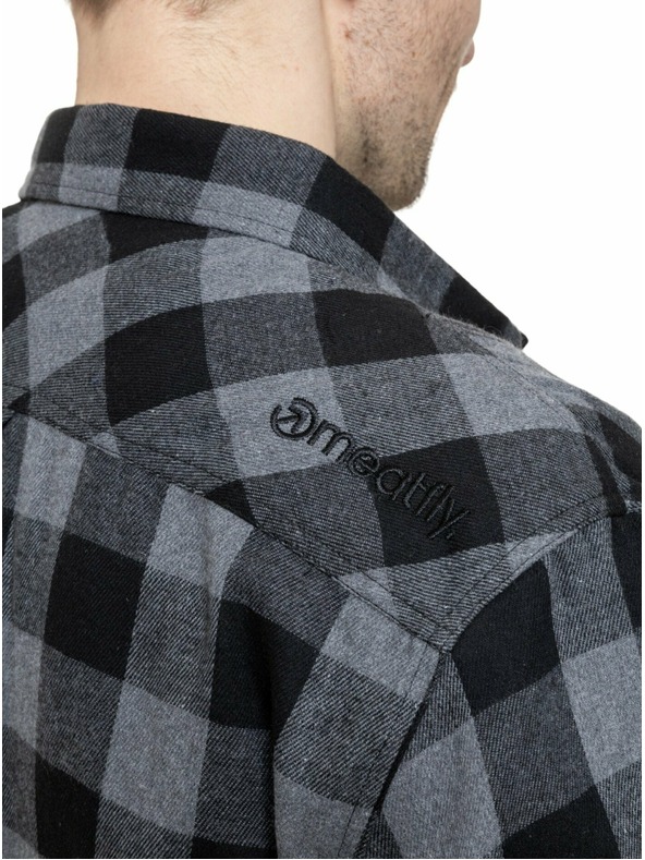 Meatfly Meatfly moška srajca Kurt Black / Gray