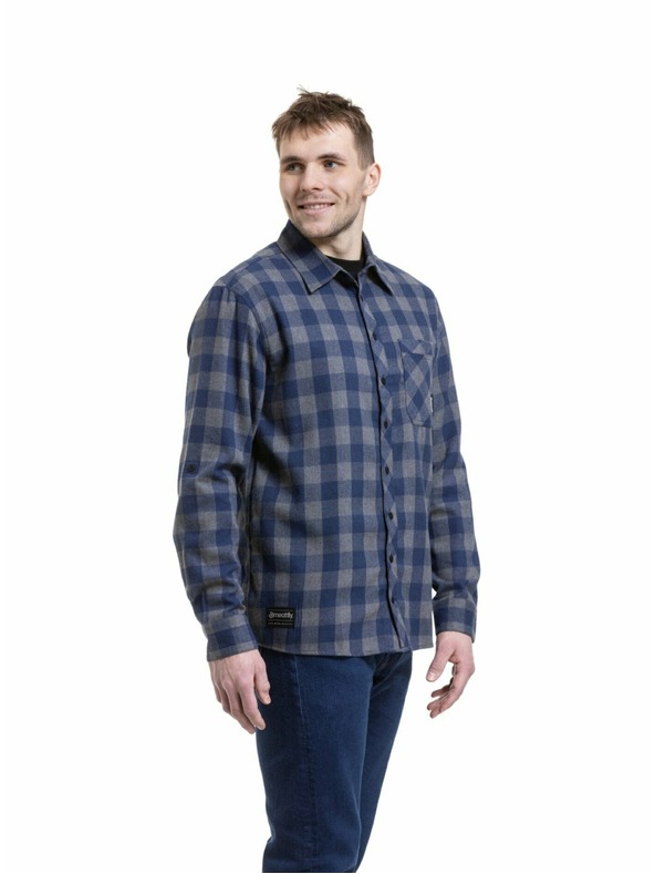 Meatfly Meatfly moška srajca Kurt Blue / Gray