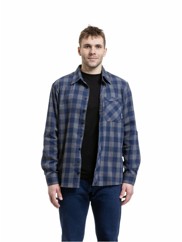 Meatfly Meatfly moška srajca Kurt Blue / Gray