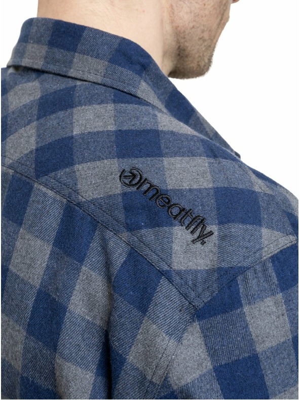 Meatfly Meatfly moška srajca Kurt Blue / Gray