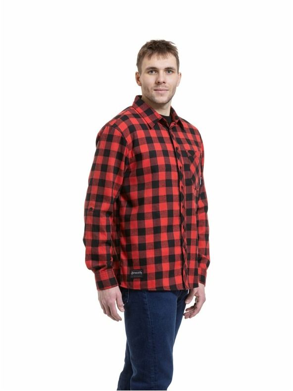 Meatfly Meatfly moška srajca Kurt Black / Red