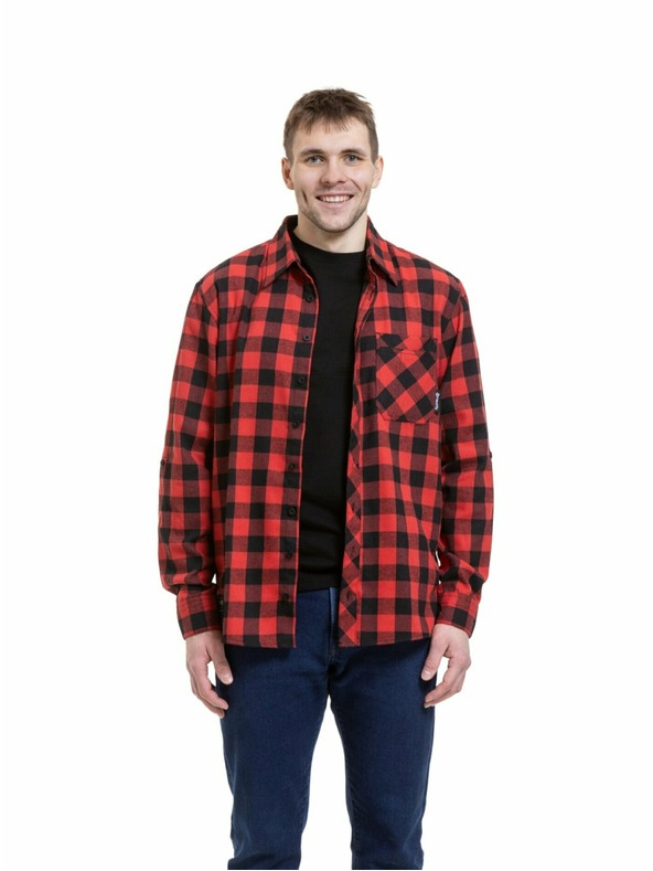 Meatfly Meatfly moška srajca Kurt Black / Red