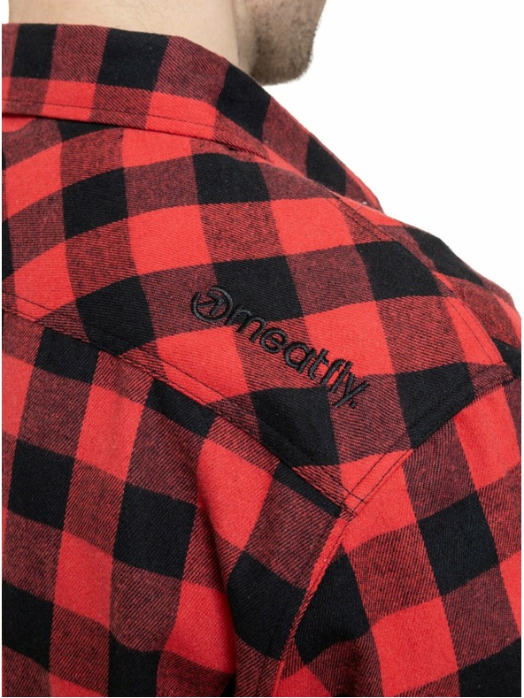Meatfly Meatfly moška srajca Kurt Black / Red