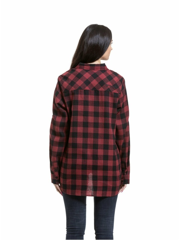 Meatfly Meatfly ženska srajca Courtney Black / Bordo