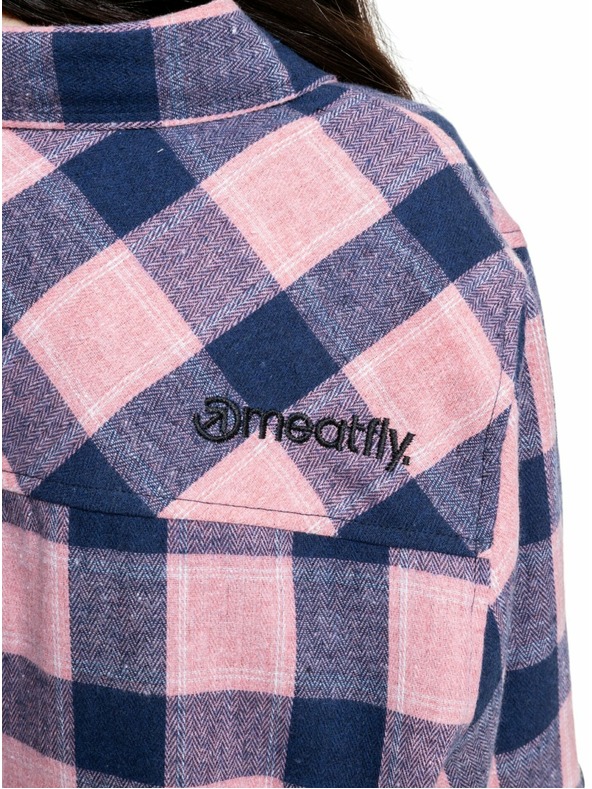 Meatfly Meatfly ženska srajca Courtney Blue / Rose