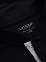 Ombre Clothing Črna moška polo majica Ombre oblačila