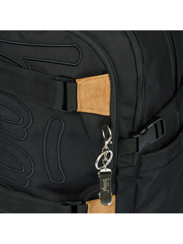 BAAGL  Sivi šolski nahrbtnik Baagl Skate Darkness