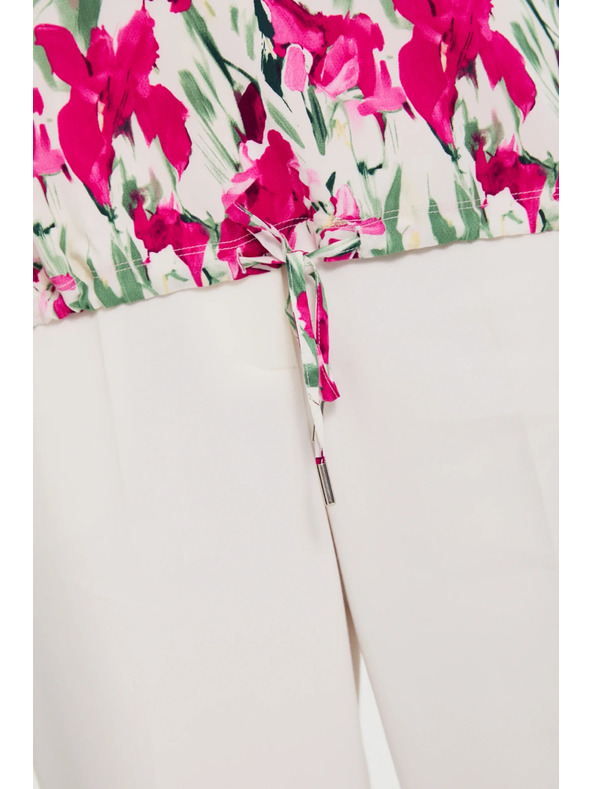 Moodo Srajca s kratkimi rokavi fucsijna Moodo