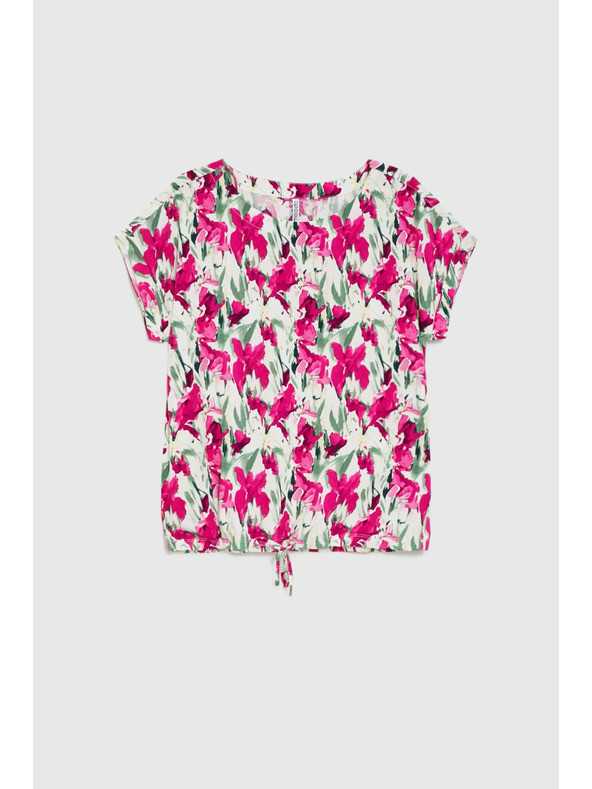 Moodo Srajca s kratkimi rokavi fucsijna Moodo