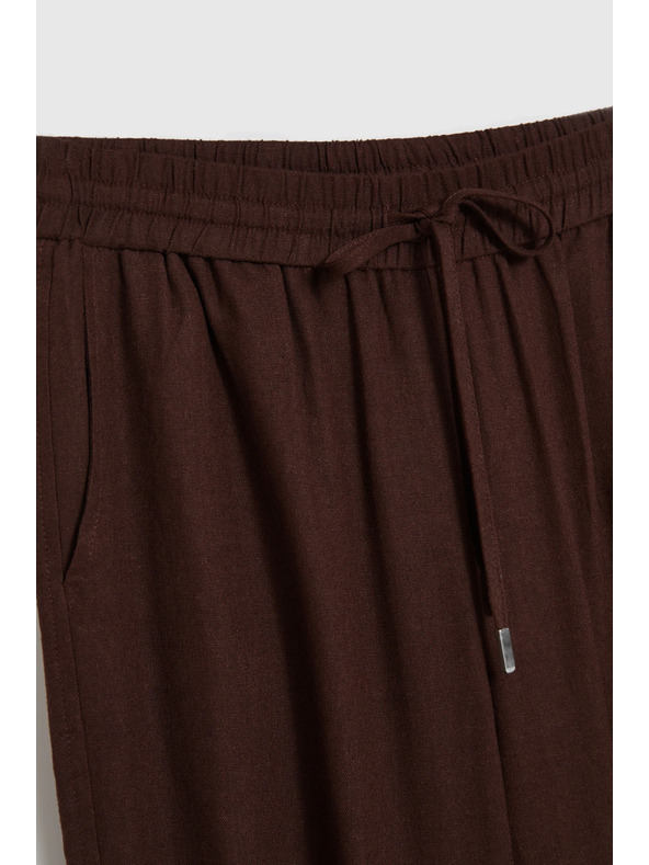 Moodo Gladke hlače rjave Moodo