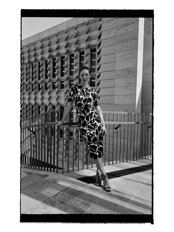 Moodo Vzorčaste midi obleke bežne Moodo