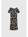 Moodo Vzorčaste midi obleke bežne Moodo