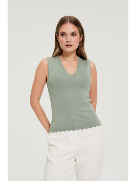 Moodo Gladka olivna majica Moodo