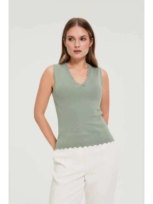 Moodo Gladka olivna majica Moodo