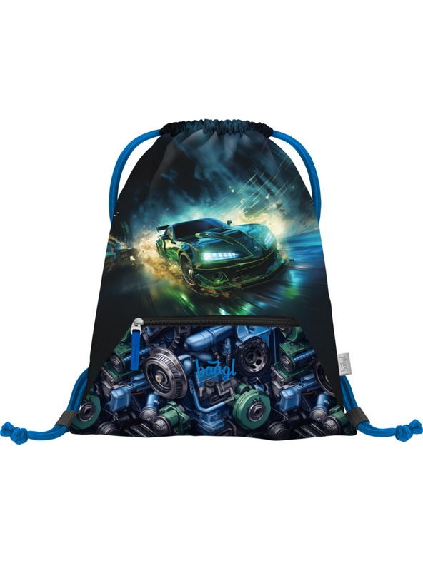 BAAGL  BAAGL SET 5 Zippy Dirkalni avto: aktovka, peresnica, vrečka, predpasnik, denarnica