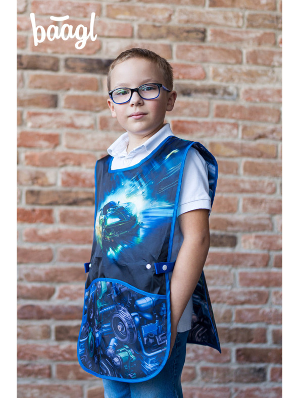 BAAGL  BAAGL SET 5 Zippy Dirkalni avto: aktovka, peresnica, vrečka, predpasnik, denarnica