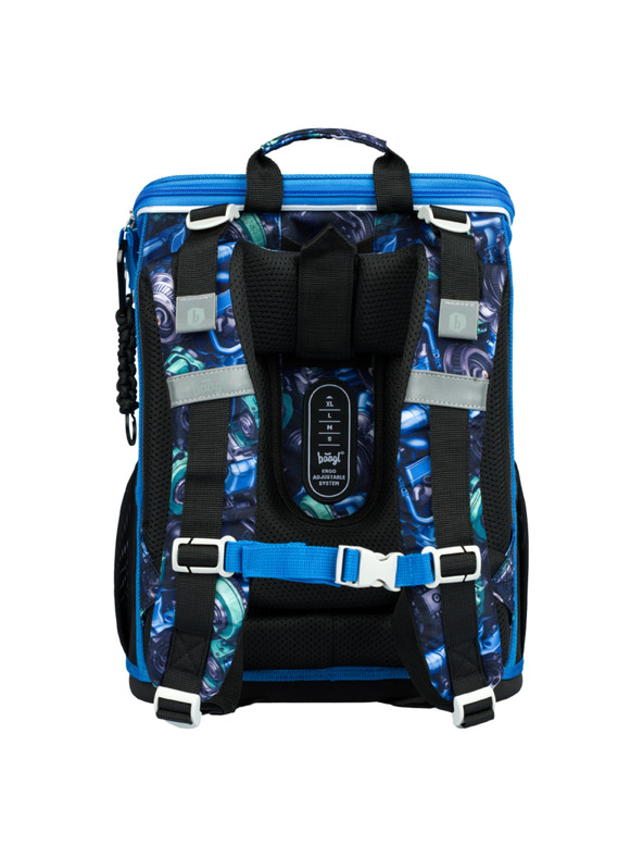 BAAGL  BAAGL SET 5 Zippy Dirkalni avto: aktovka, peresnica, vrečka, predpasnik, denarnica