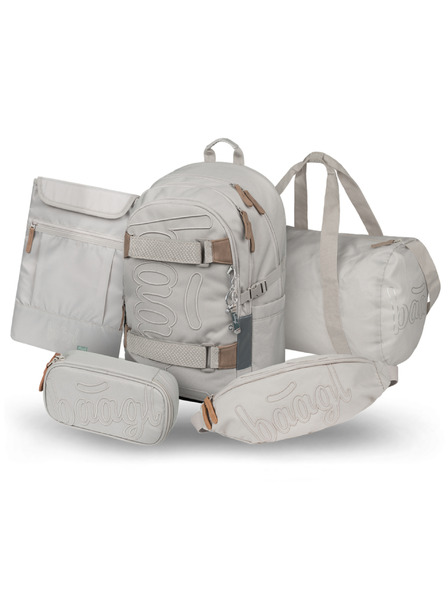 BAAGL  BAAGL SET 5 Skate Mist: nahrbtnik, peresnica, športna torba, ledvičnik, obal za prenosnik