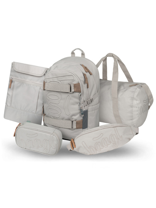 BAAGL  BAAGL SET 5 Skate Mist: nahrbtnik, peresnica, športna torba, ledvičnik, obal za prenosnik