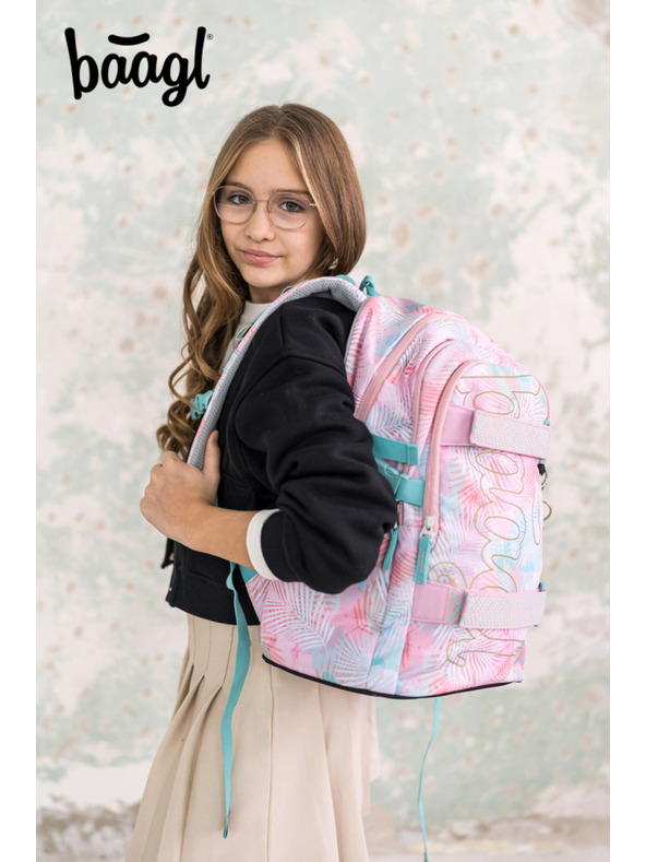 BAAGL  BAAGL SET 5 Skate Sunset: nahrbtnik, peresnica, vrečka, ledvičnik, obal za prenosnik