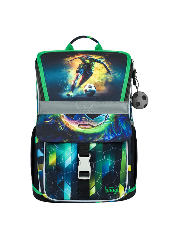 BAAGL  BAAGL SET 5 Zippy Nogometni igralec: aktovka, peresnica, vrečka, predpasnik, denarnica