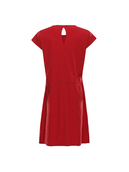 ALPINE PRO Ženske poletne obleke iz hitro sušečega materiala ALPINE PRO ASEDA cardinal