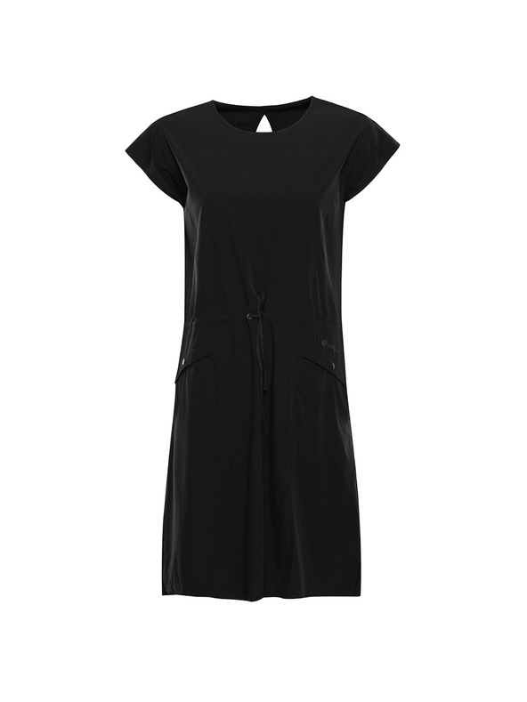 ALPINE PRO Ženske poletne obleke iz hitro sušečega materiala ALPINE PRO ASEDA black