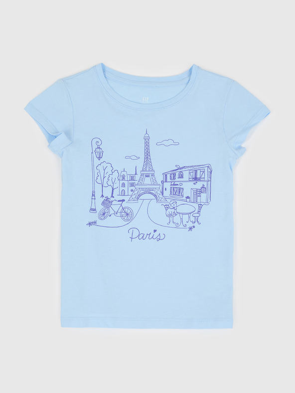 GAP Otroška majica s potiskom Gap