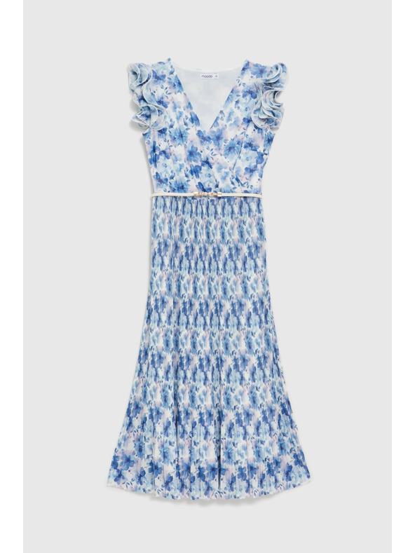 Moodo Obleka midi s cvetjem Moodo