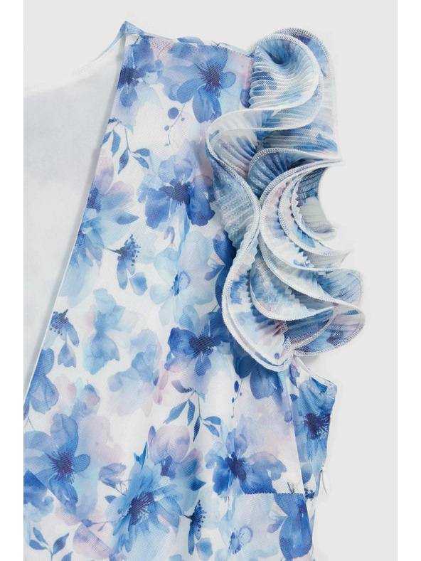 Moodo Obleka midi s cvetjem Moodo
