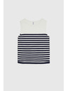 Moodo Bel črtast top Moodo